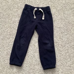 Old Navy Fleece Pull On Pants 3T Navy